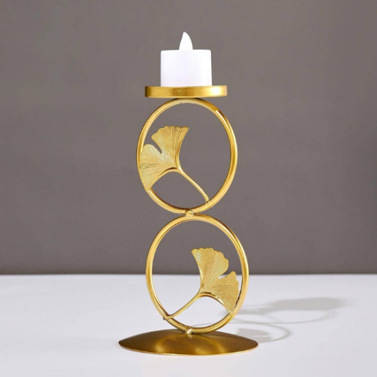 Golden Candleholder